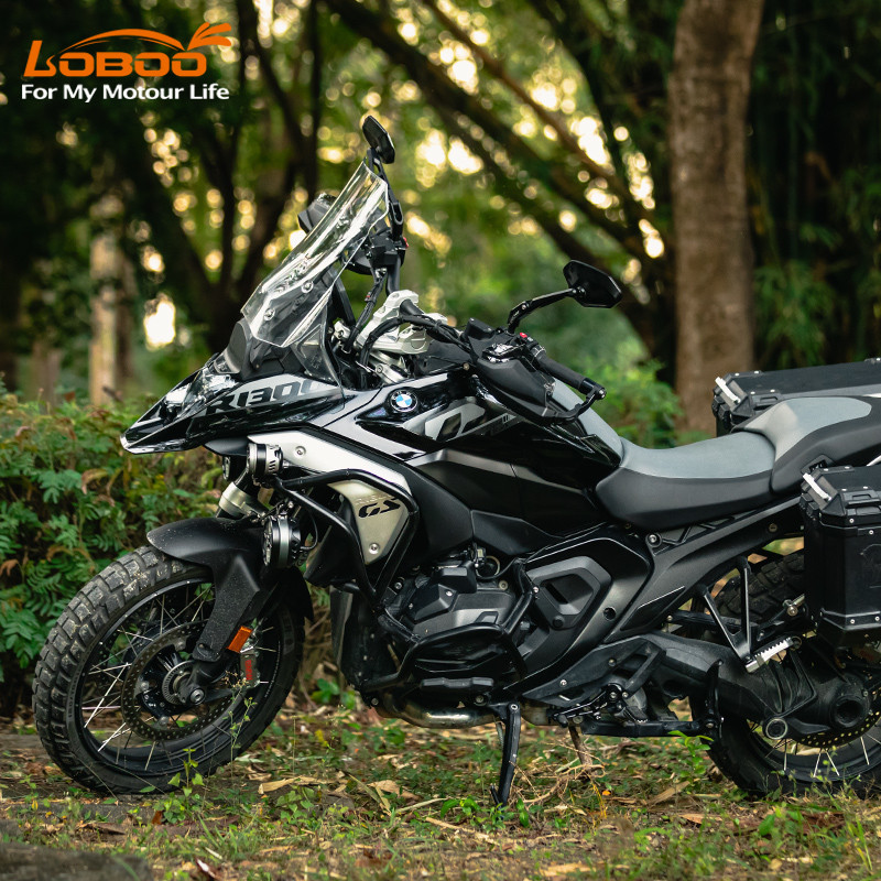 LOBOO Osłony dłoni czarne BMW F750GS, F800GS, BMW F850GS, F900GS, R1200GS, R1250GS, R1300GS