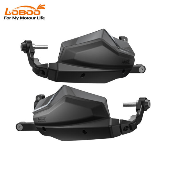 LOBOO Osłony dłoni czarne BMW F750GS, F800GS, BMW F850GS, F900GS, R1200GS, R1250GS, R1300GS