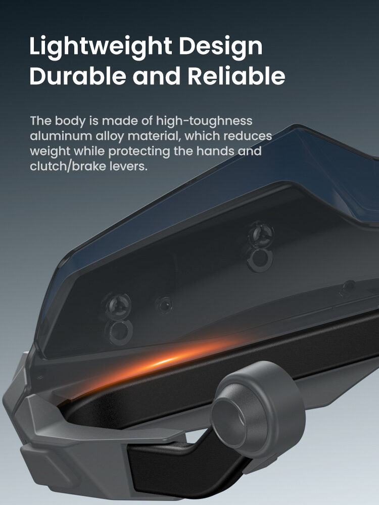 LOBOO Osłony dłoni (mocowania, czarne) KTM 790 ADVENTURE (2019-) KTM 890 ADVENTURE (2023-) Husqvarna Norden 901 (2023-)