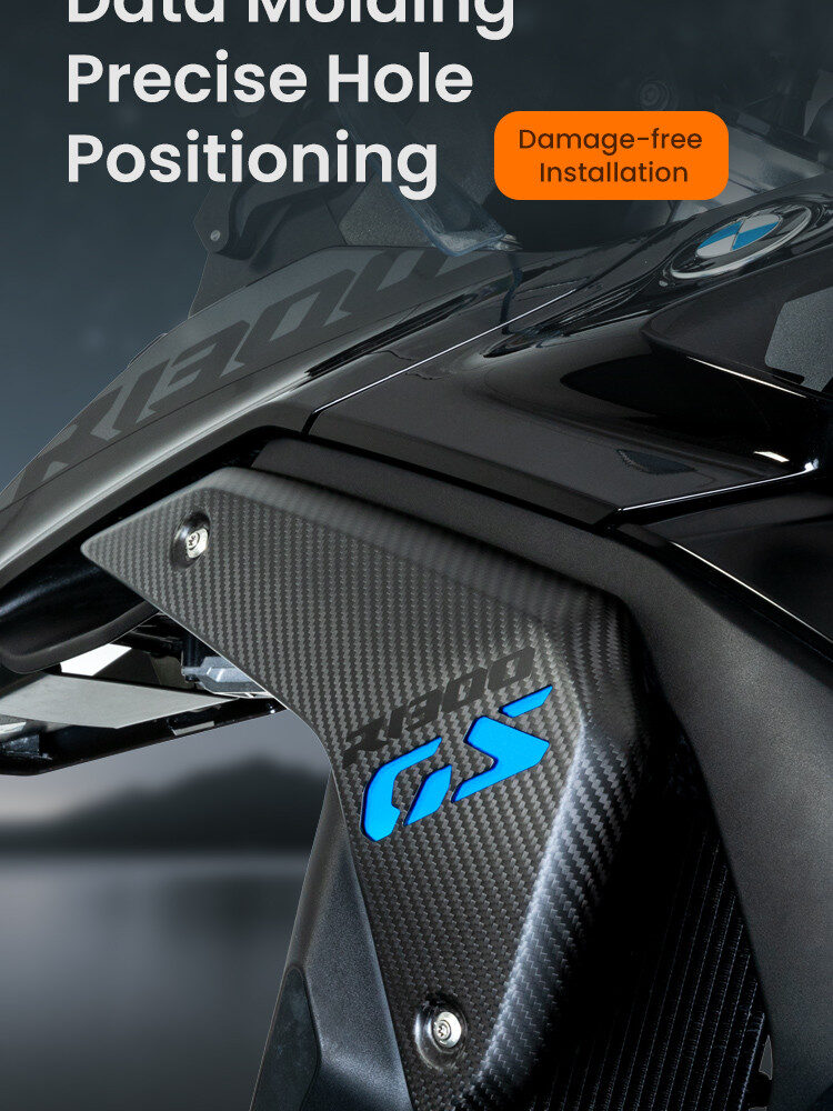 LOBOO Panel chłodnicy z włókna węglowego (czarny mat) do BMW R1300GS (2023-)