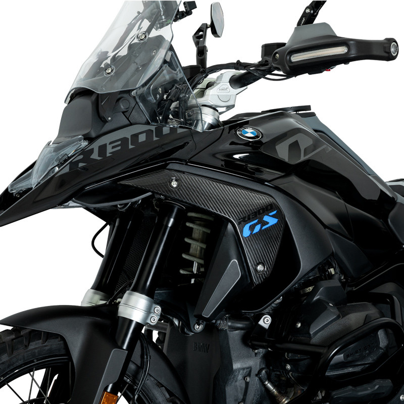 LOBOO Panel chłodnicy z włókna węglowego (czarny połysk) do BMW R1300GS (2023-)