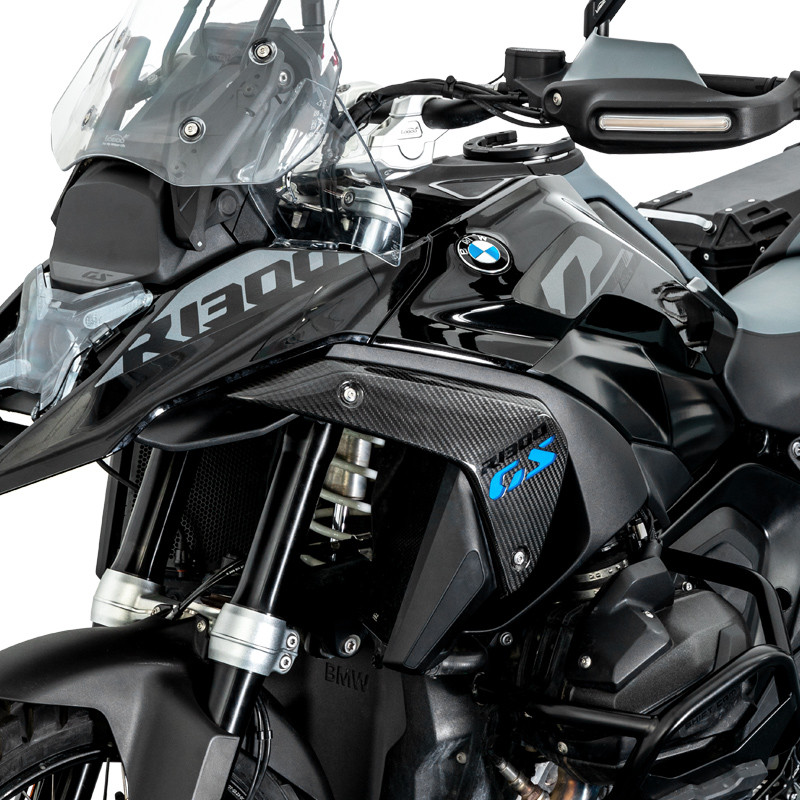 LOBOO Panel chłodnicy z włókna węglowego (czarny połysk) do BMW R1300GS (2023-)