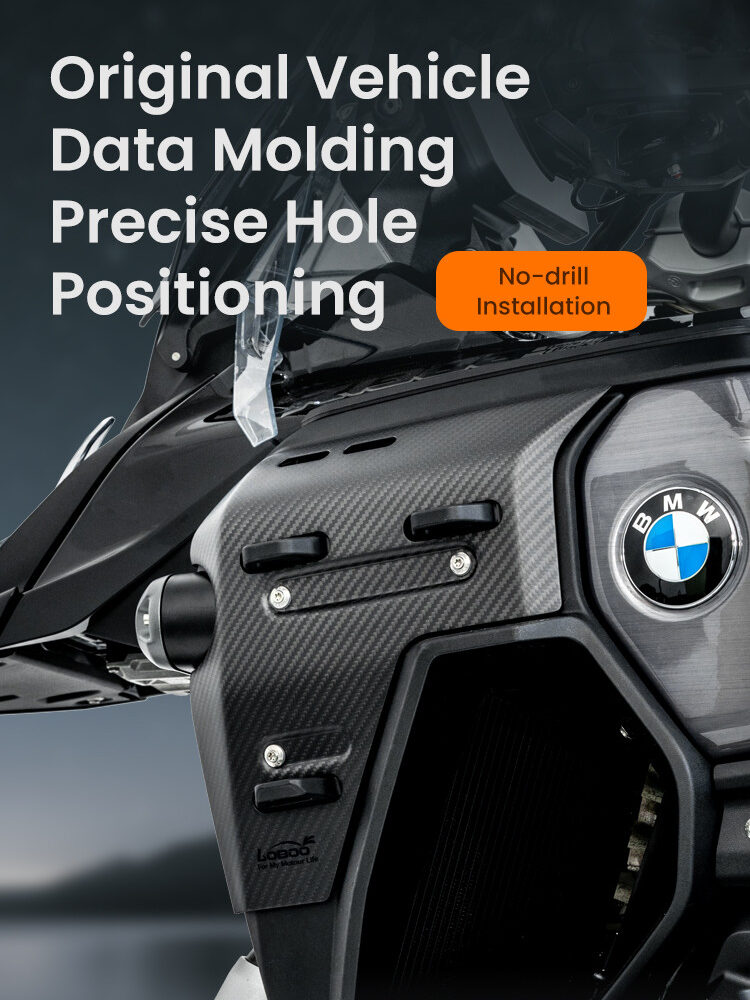 LOBOO Panele boczne carbonowe do BMW R1300GS ADVENTURE (2024-) matowe