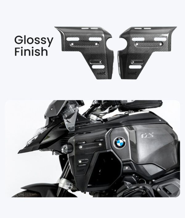 LOBOO Panele boczne carbonowe do BMW R1300GS ADVENTURE (2024-) matowe