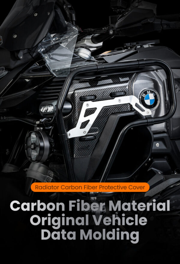 LOBOO Panele boczne carbonowe do BMW R1300GS ADVENTURE (2024-) matowe