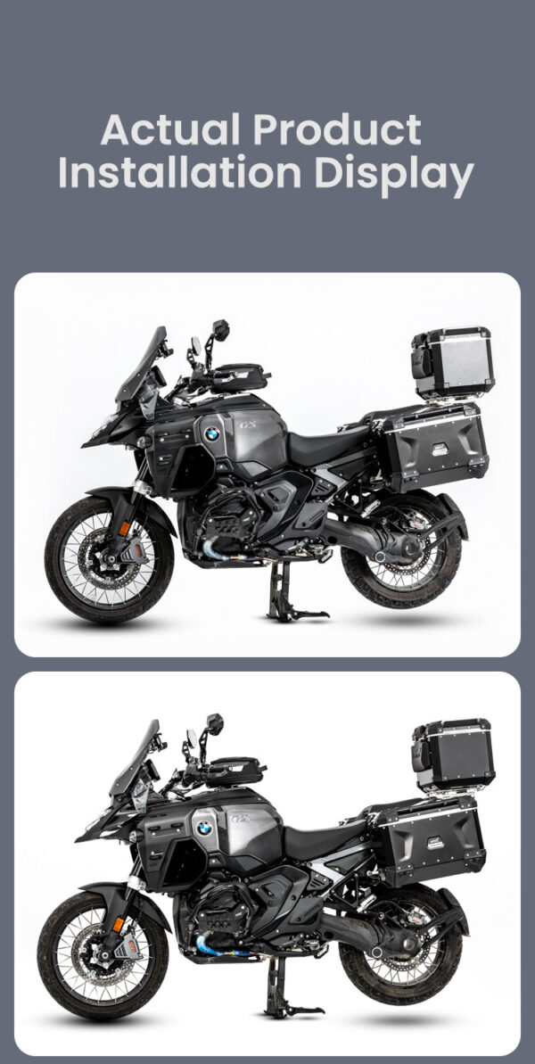 LOBOO Panele boczne carbonowe do BMW R1300GS ADVENTURE (2024-) połysk