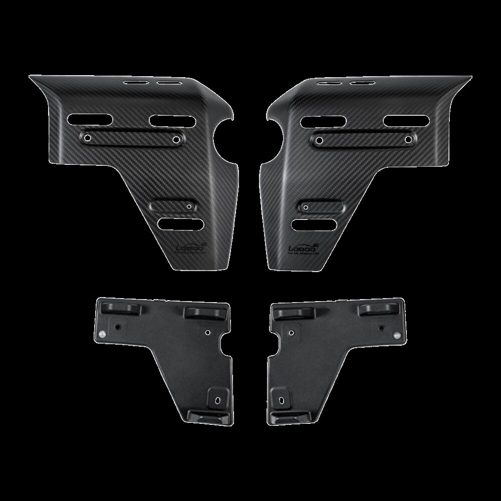 LOBOO Panele boczne carbonowe oraz zestaw montażowy do BMW R1300GS ADVENTURE (2024-) matowe