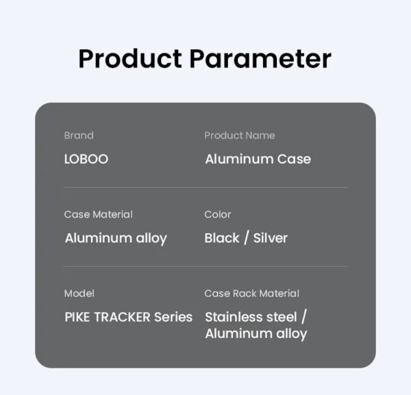 LOBOO PIKE Kufry boczne srebrne 35+35L, aluminium, 2 zamki, wodoodporne, wewnętrzna siatka/paski mocujące bagaż, 1 komplet - 2 s