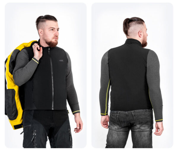 LOBOO Podgrzewana kamizelka czarna, rozm. 2XL
