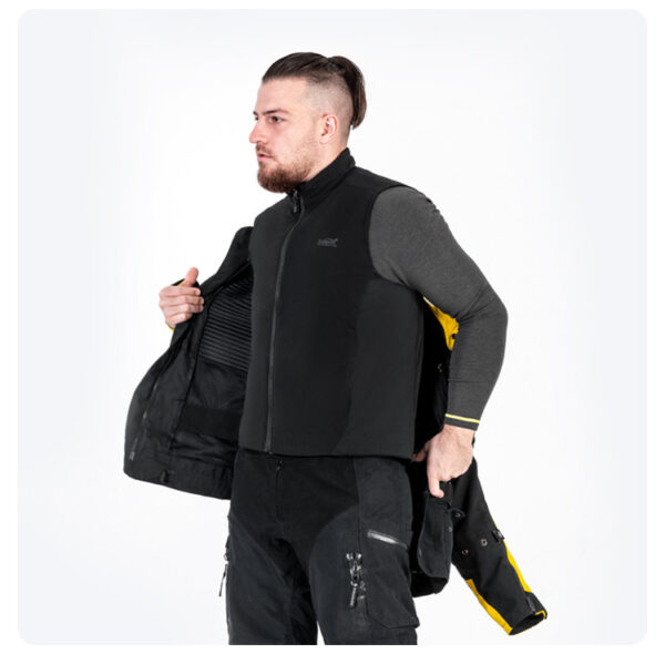 LOBOO Podgrzewana kamizelka czarna, rozm. 2XL