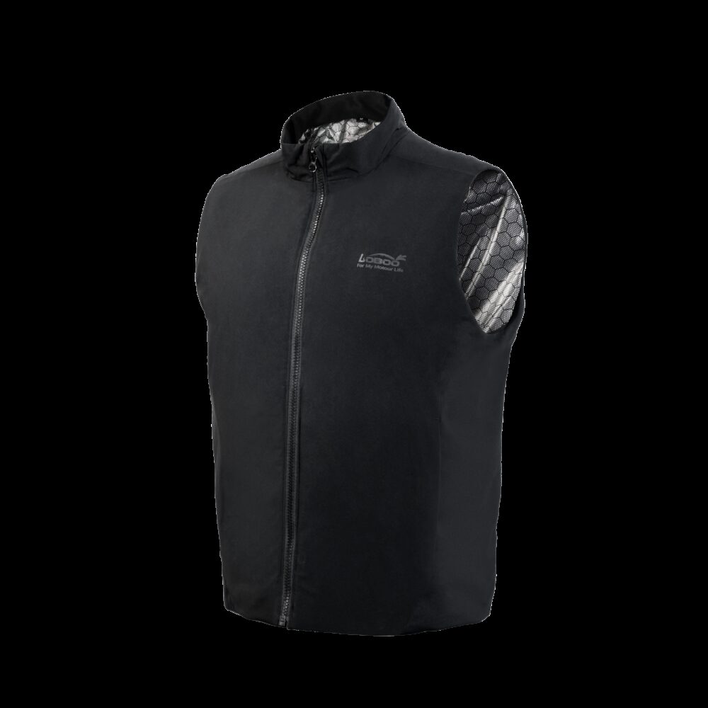 LOBOO Podgrzewana kamizelka czarna, rozm. 3XL