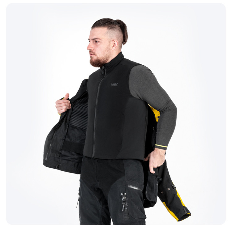 LOBOO Podgrzewana kamizelka czarna, rozm. 3XL