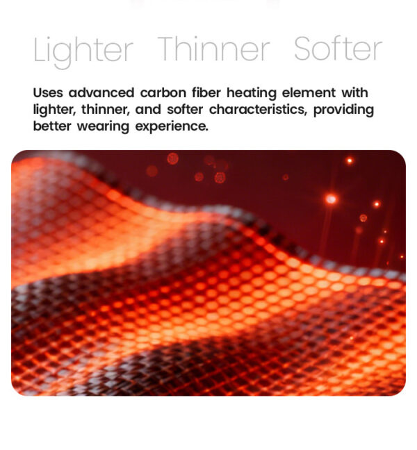 LOBOO Podgrzewana kamizelka czarna, rozm. M