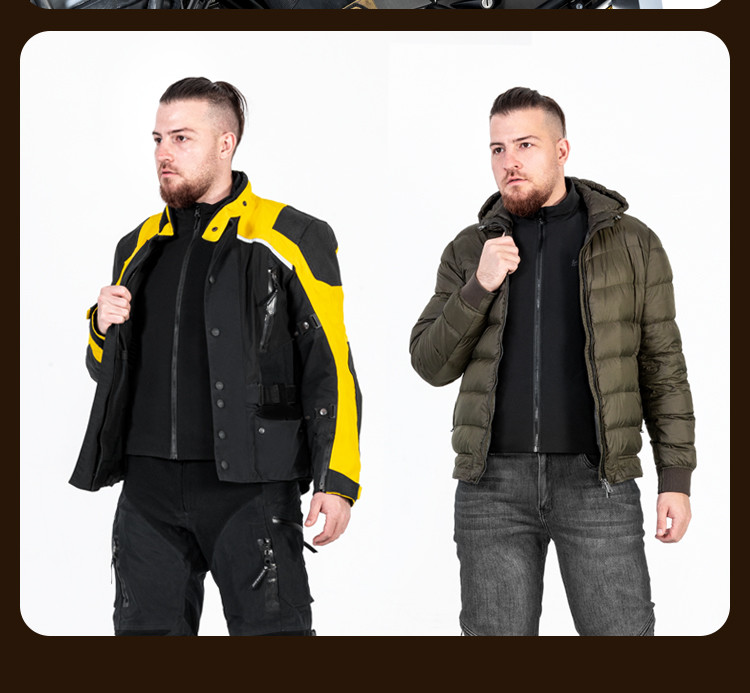 LOBOO Podgrzewana kamizelka czarna, rozm. XL