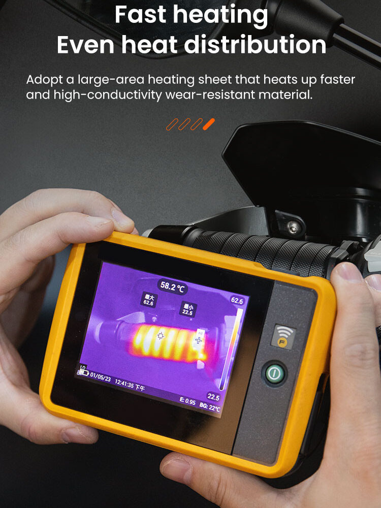 LOBOO Podgrzewane manetki / owijka, 4 tryby grzania, wodoodporne