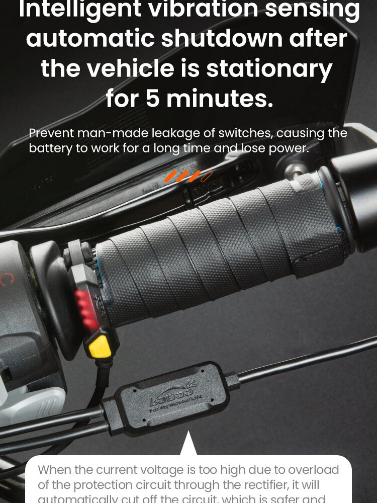 LOBOO Podgrzewane manetki / owijka, 4 tryby grzania, wodoodporne