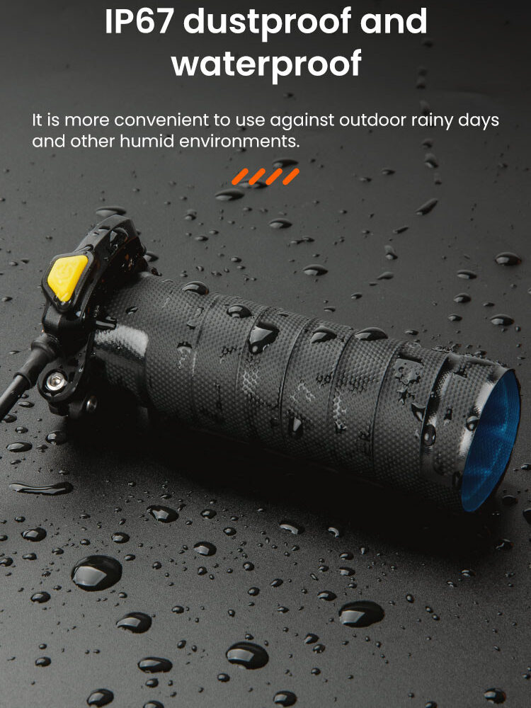 LOBOO Podgrzewane manetki / owijka, 4 tryby grzania, wodoodporne