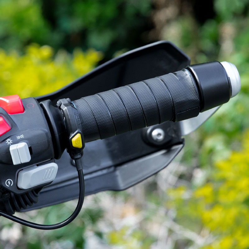 LOBOO Podgrzewane manetki / owijka, 4 tryby grzania, wodoodporne