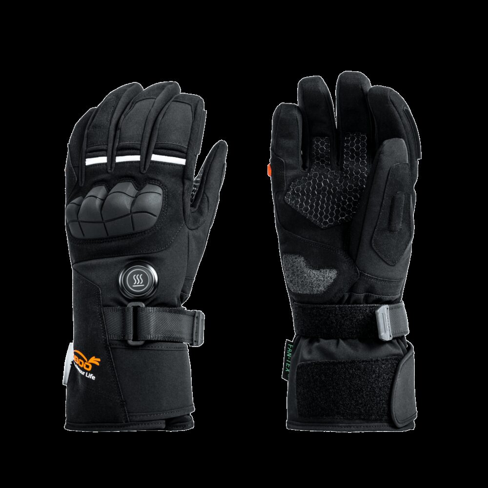 LOBOO Podgrzewane rękawice motocyklowe Czarne rozm. 2XL