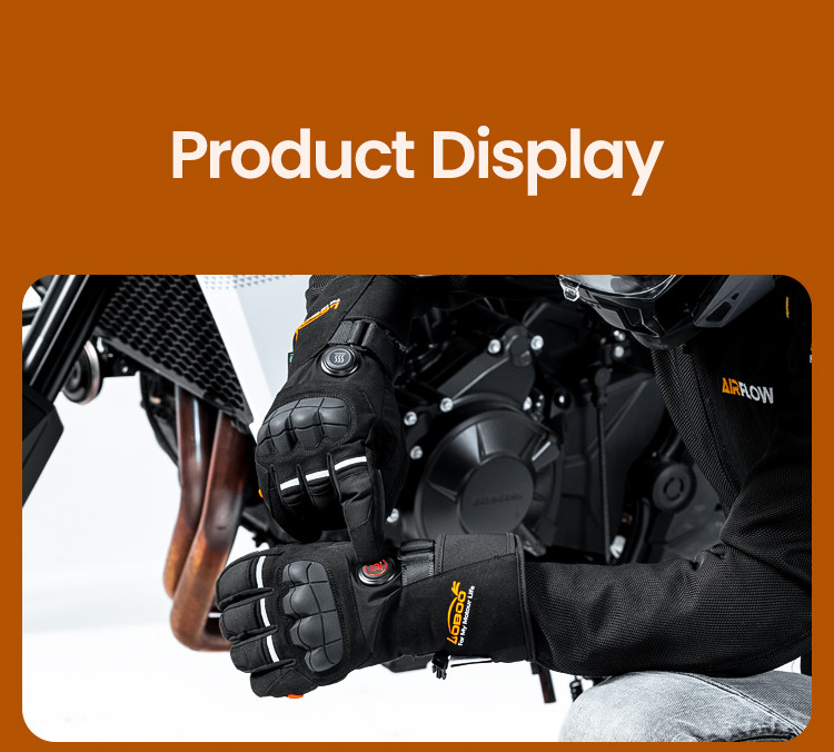 loboo-podgrzewane-rekawice-motocyklowe-czarne-rozm-l LOBOO Podgrzewane rękawice motocyklowe Czarne rozm. L