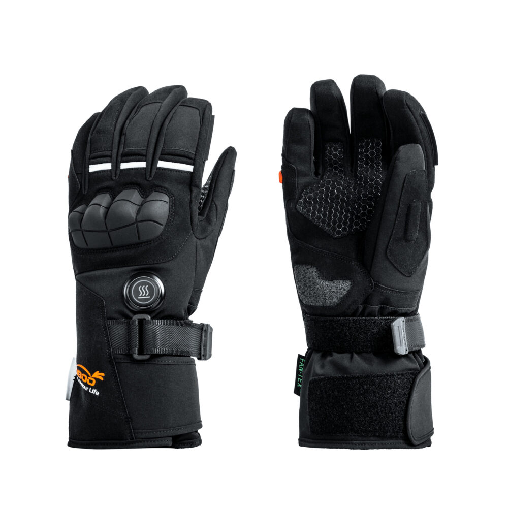 loboo-podgrzewane-rekawice-motocyklowe-czarne-rozm-s LOBOO Podgrzewane rękawice motocyklowe Czarne rozm. S