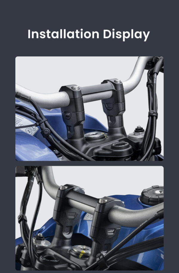 LOBOO Podwyższenie kierownicy do Aprilia Tuareg660 (2022-), podwyższenie 25mm