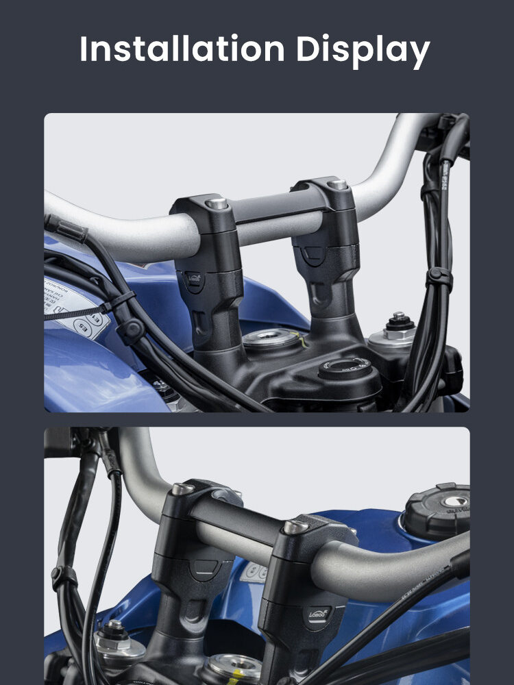 LOBOO Podwyższenie kierownicy do Aprilia Tuareg660 (2022-), podwyższenie 25mm