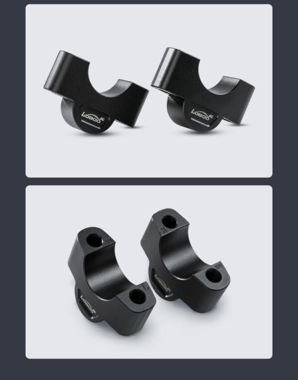 LOBOO Podwyższenie kierownicy do Aprilia Tuareg660 (2022-), podwyższenie 25mm