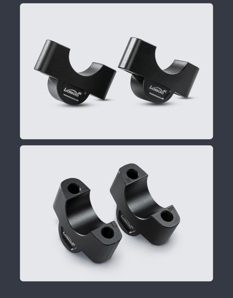 LOBOO Podwyższenie kierownicy do Aprilia Tuareg660 (2022-), podwyższenie 25mm