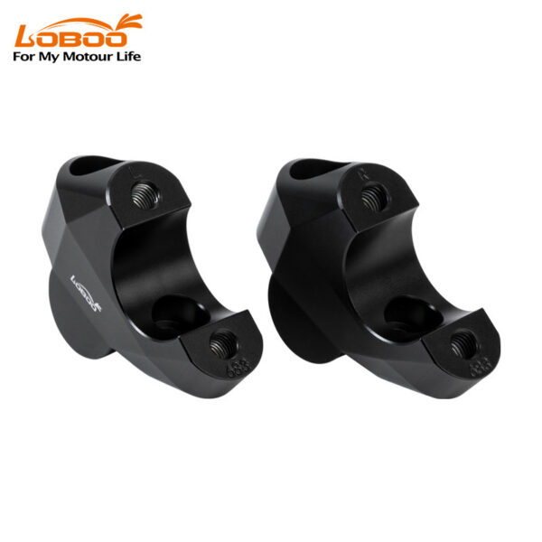 LOBOO Podwyższenie kierownicy do BENELI TRK552X (2024-), podwyższenie 28mm, przybliżenie 17mm