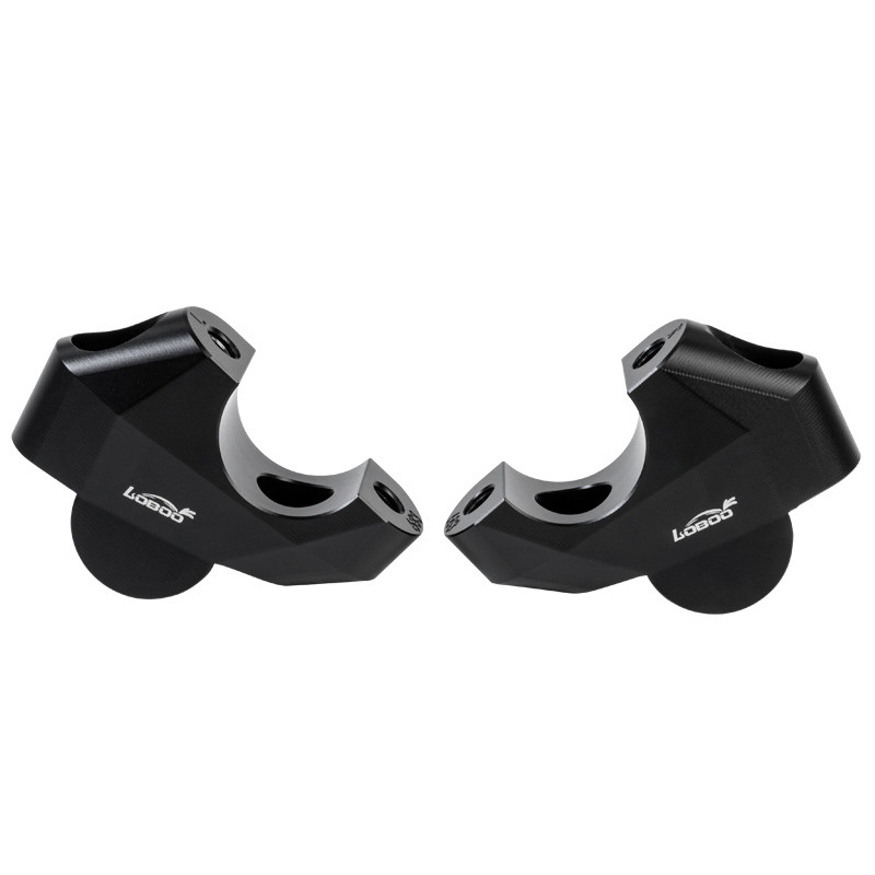LOBOO Podwyższenie kierownicy do BENELI TRK552X (2024-), podwyższenie 28mm, przybliżenie 17mm