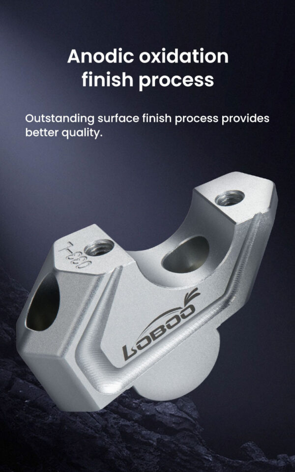 LOBOO Podwyższenie kierownicy do BMW F750GS, podwyższenie 23mm, przybliżenie 20mm