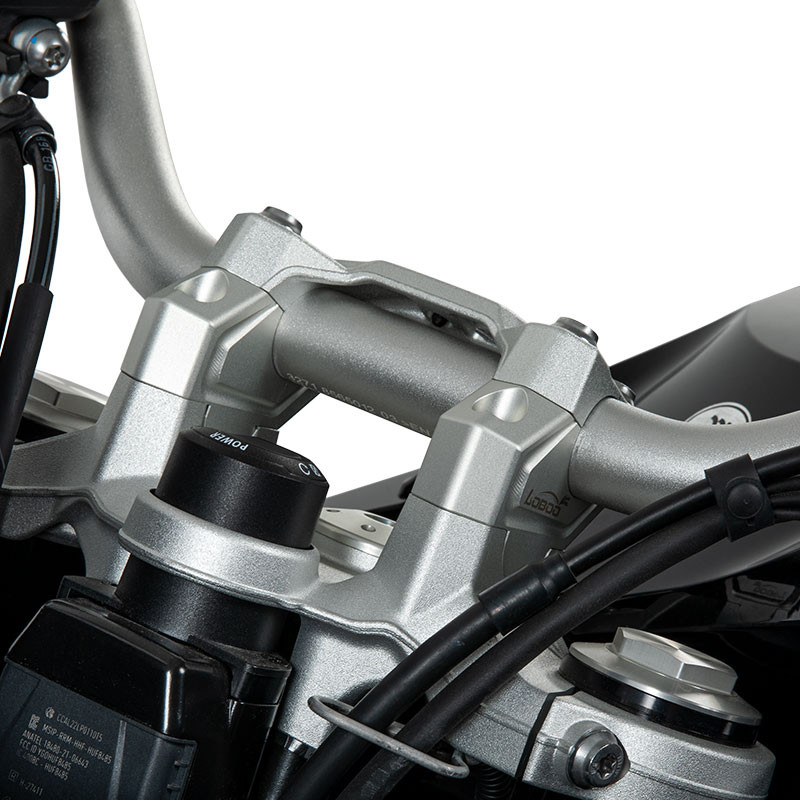 LOBOO Podwyższenie kierownicy do BMW F750GS, podwyższenie 23mm, przybliżenie 20mm