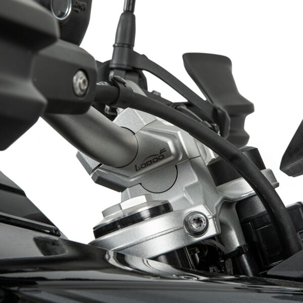 LOBOO Podwyższenie kierownicy do BMW F750GS, podwyższenie 23mm, przybliżenie 20mm