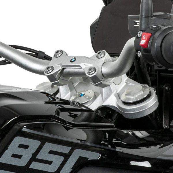 LOBOO Podwyższenie kierownicy do BMW F750GS, podwyższenie 23mm, przybliżenie 20mm