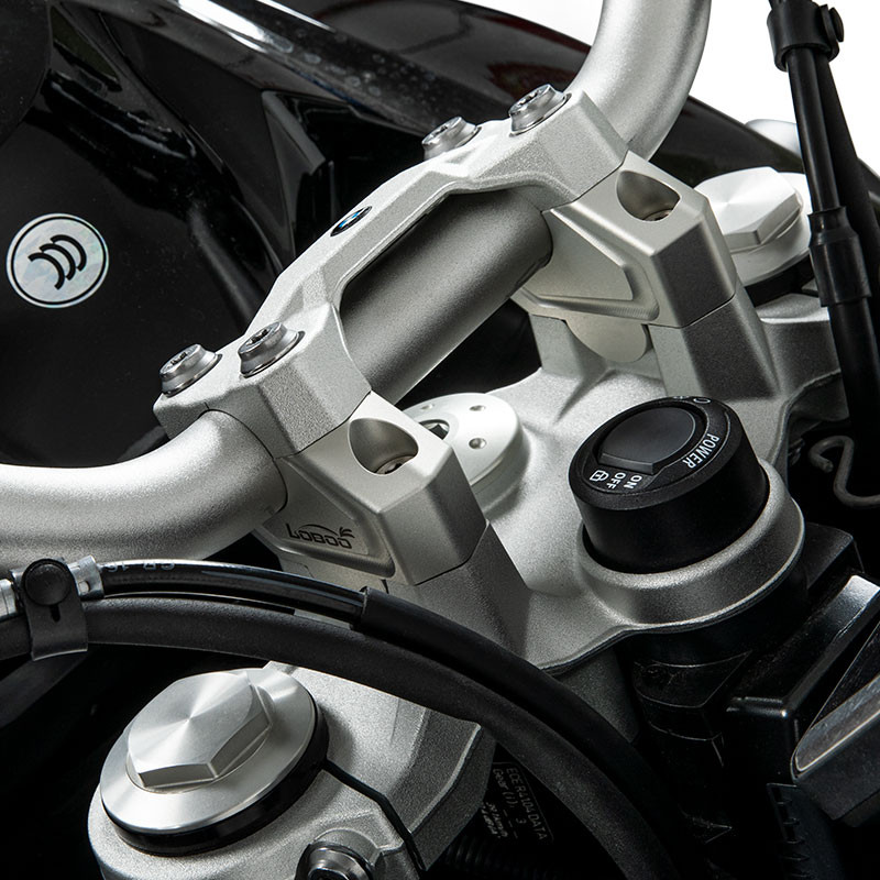 LOBOO Podwyższenie kierownicy do BMW F750GS, podwyższenie 23mm, przybliżenie 20mm