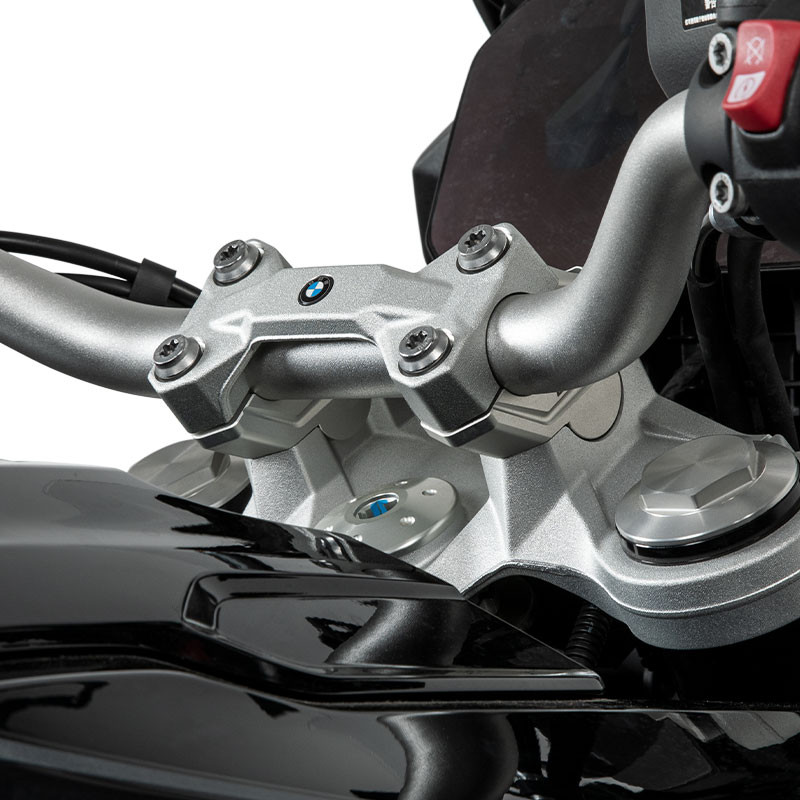 LOBOO Podwyższenie kierownicy do BMW F750GS, podwyższenie 23mm, przybliżenie 20mm