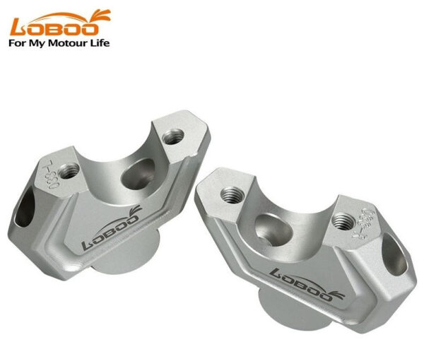 LOBOO Podwyższenie kierownicy do BMW F850GS (2023-), BMW F850GS ADV (2019-), podwyższenie 19mm, przybliżenie 25mm