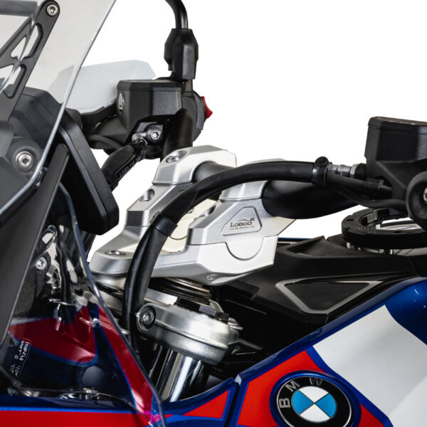 loboo-podwyzszenie-kierownicy-do-bmw-r1300gs-2023- LOBOO Podwyższenie kierownicy do BMW R1300GS (2023-), podwyższenie 29mm, przybliżenie 29mm
