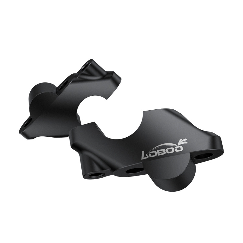 LOBOO Podwyższenie kierownicy do CB400X 2021-, podwyższenie 24mm, przybliżenie 18mm