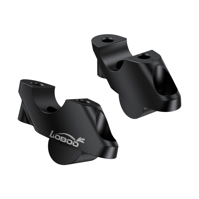 LOBOO Podwyższenie kierownicy do CB400X 2021-, podwyższenie 24mm, przybliżenie 18mm