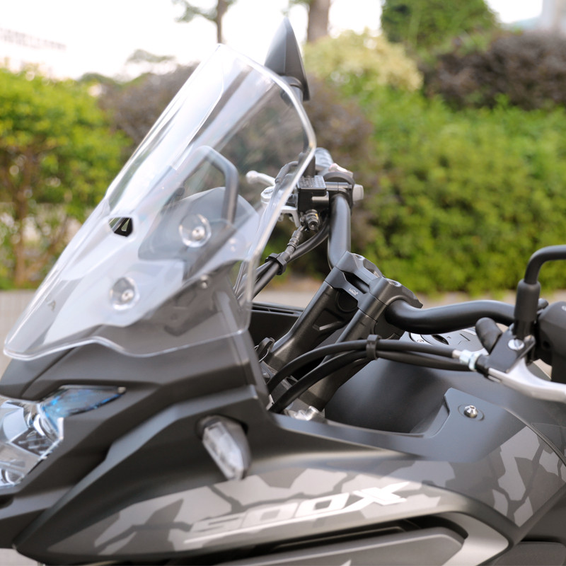 LOBOO Podwyższenie kierownicy do HONDA CB500X (2019-), HONDA NX400 (2024-), podwyższenie 20mm