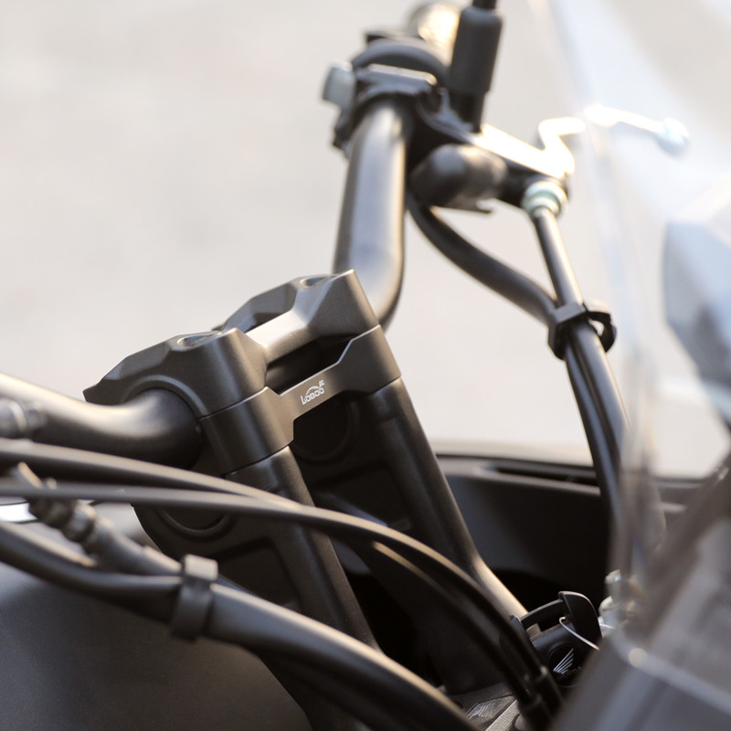 LOBOO Podwyższenie kierownicy do HONDA CB500X (2019-), HONDA NX400 (2024-), podwyższenie 20mm
