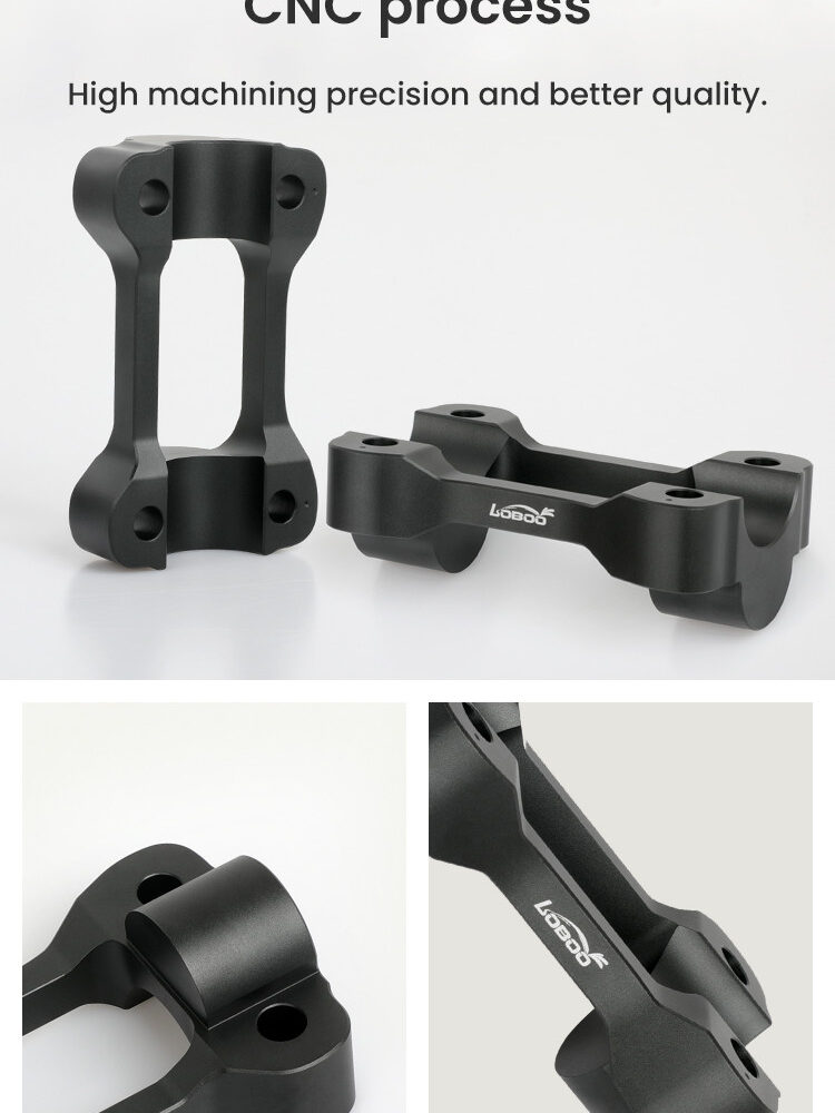 LOBOO Podwyższenie kierownicy do HONDA CB500X (2019-), HONDA NX400 (2024-), podwyższenie 20mm