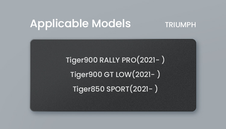 LOBOO Podwyższenie kierownicy do TRIUMPH Tiger900 RALLY PRO (2021-2023), TRIUMPH Tiger900 GT LOW (2021- 2023), TRIUMPH Tiger850,