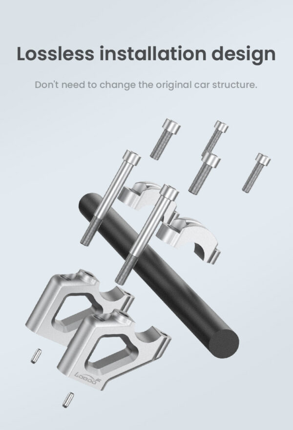 LOBOO Podwyższenie kierownicy do TRIUMPH Tiger900 RALLY PRO (2021-2023), TRIUMPH Tiger900 GT LOW (2021- 2023), TRIUMPH Tiger850,