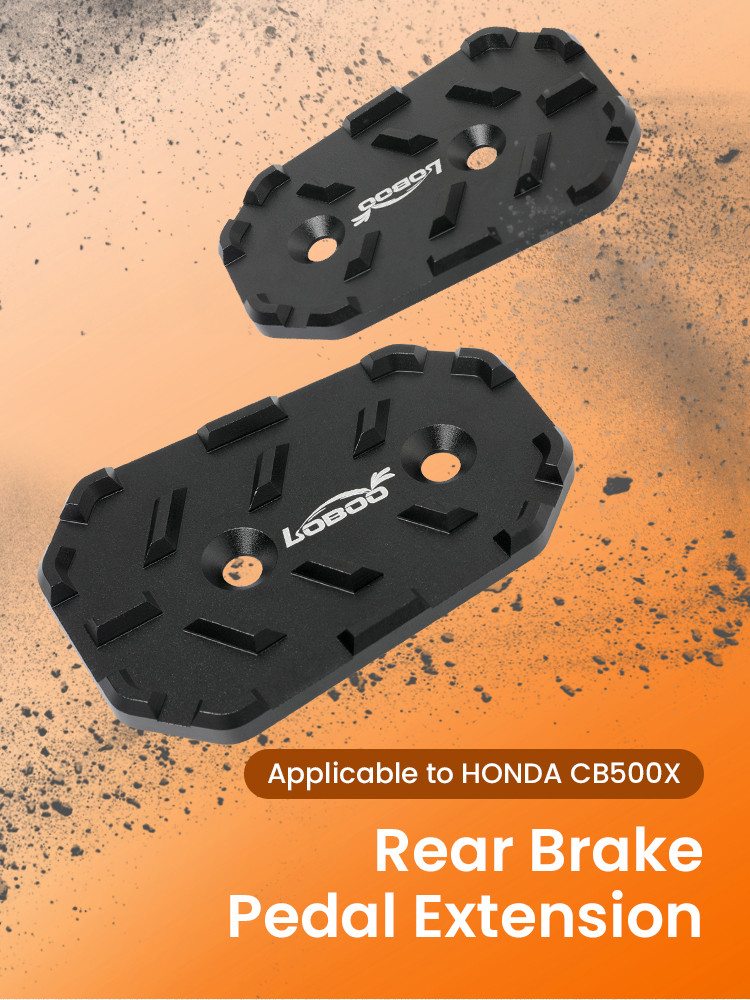 LOBOO Przedłużenie pedału hamulca tylnego do HONDA CB500X (2019-), HONDA NX400 (2024-)