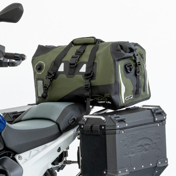 loboo-pvc-torba-bojowo-zielona-90l-upgrade-1040104900101 LOBOO Torba motocyklowa PVC bojowo zielona 90L (z kieszenią separacyjną na mokre rzeczy)