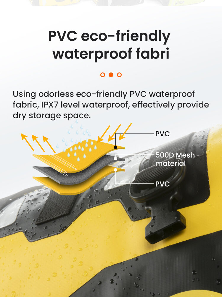 LOBOO Torba motocyklowa PVC czarna 40L (classic)