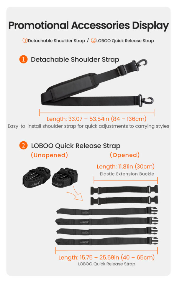 LOBOO Torba motocyklowa PVC szara 20L, magnetyczne zapięcie, wodoodporna